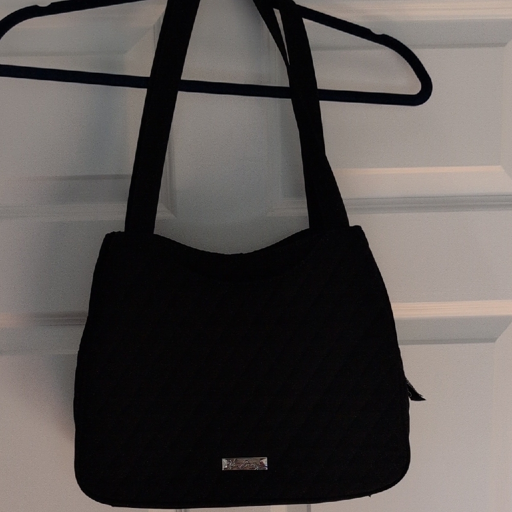 Vera Bradley Black Quilted Shoulder Bag